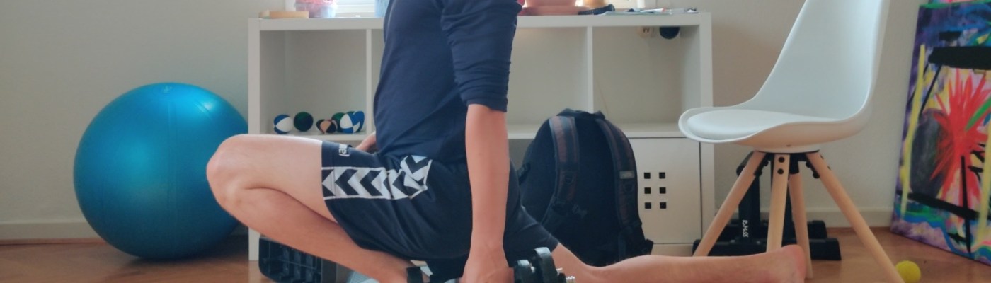 Split squat med maximalt bøjer knæ